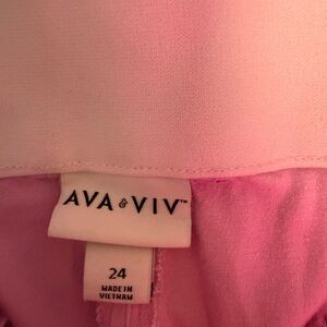 Ava & Viv Blush Pink Blouse